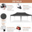 2m x 1m Metal Vault Gazebo-105686285