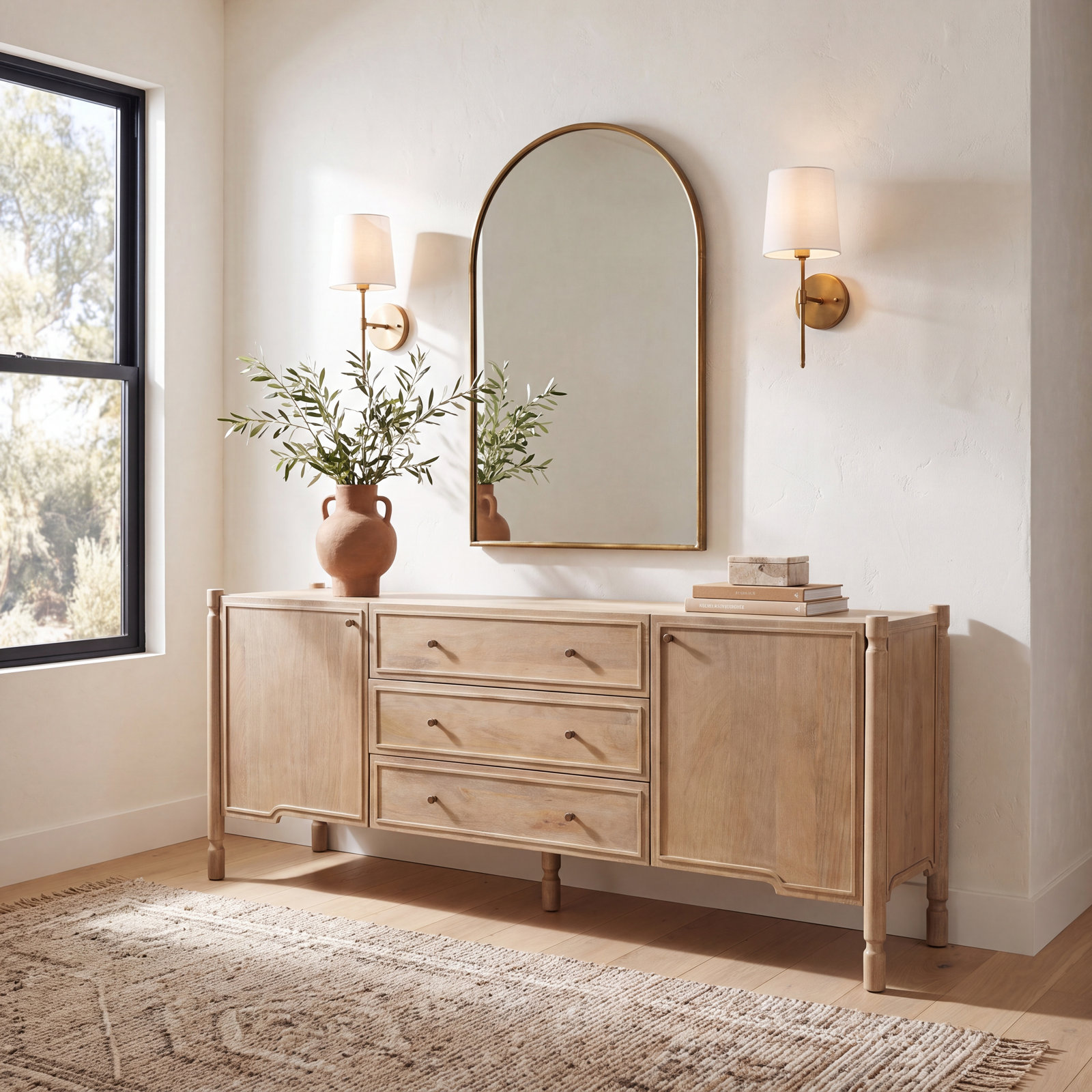 Bantam Mango Sideboard, Light Brown