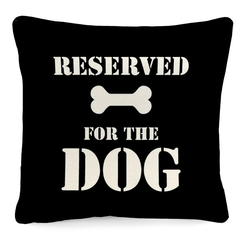 16" x 16" Outdoor Throw Pillow with Welt, Lilita Black/White