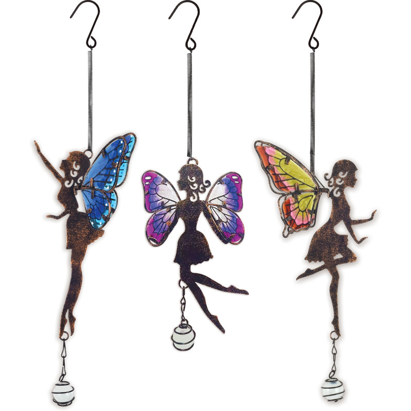 Décoration de jardin Folklore Fairy Bouncy - ensemble de 3