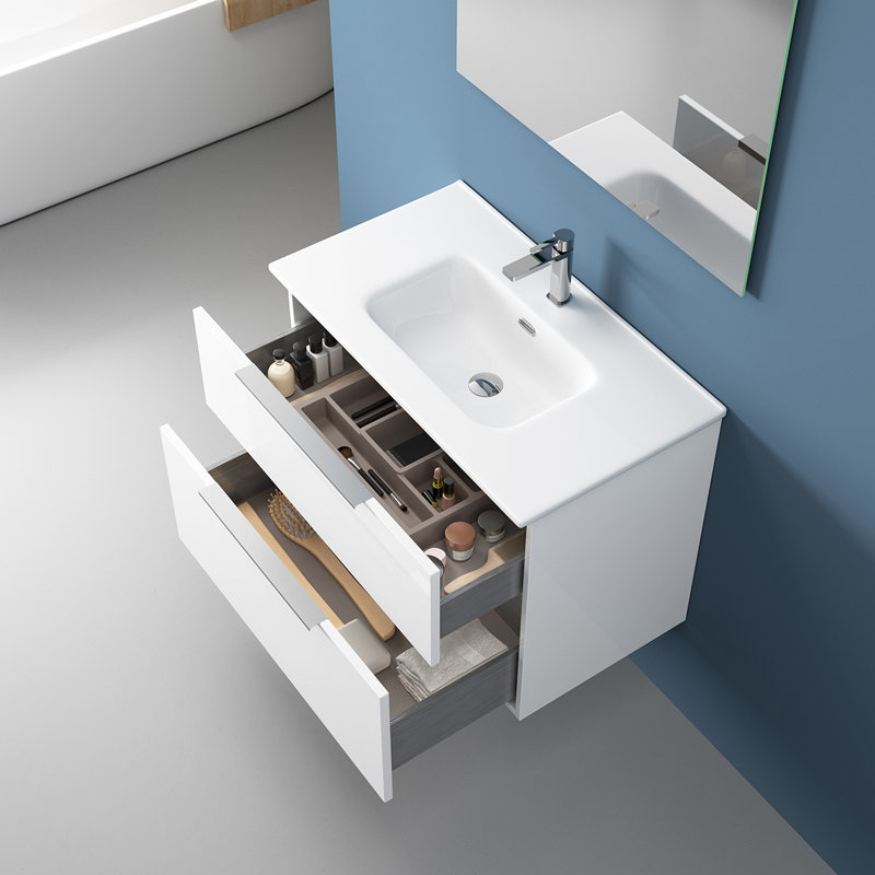 Dalia 32'' W Single Vanity, Glossy White, 32"