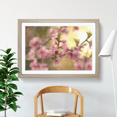 Cherry Blossom Flowers - Framed Print