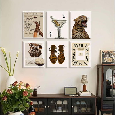 6 Piece Wrapped Canvas Print