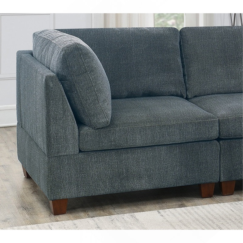 Mobilier de salon modulaire en coin 1pc