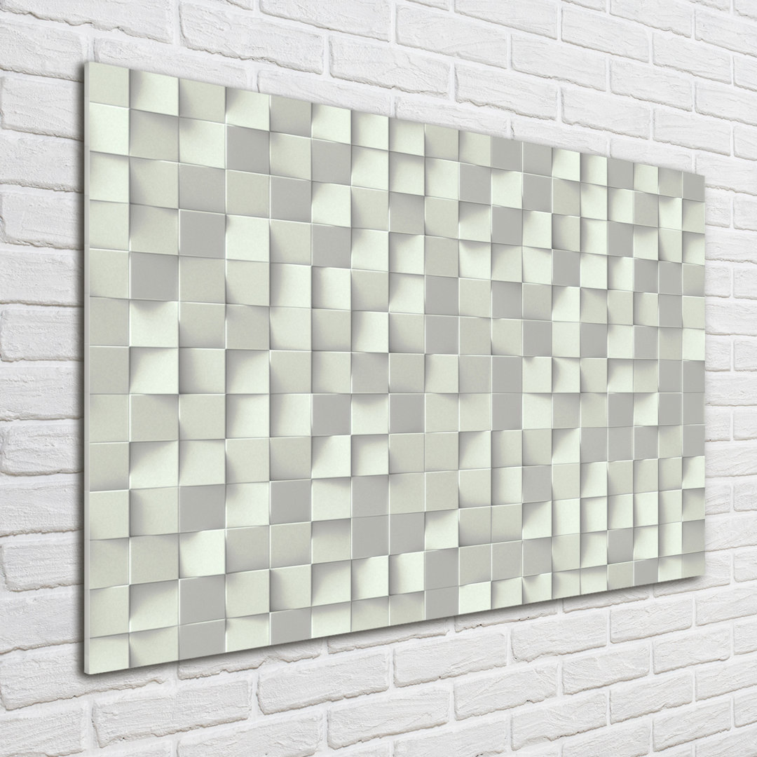 Geometric Background - Unframed Art Prints on Glass