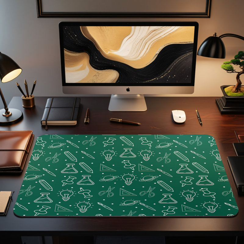 Polyester Desk Pad, 23.6x13.8