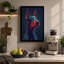 Neon Doberman Modern - Wrapped Canvas-937949115-937949105