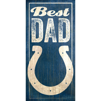 « best dad », impression sur plaque NFL