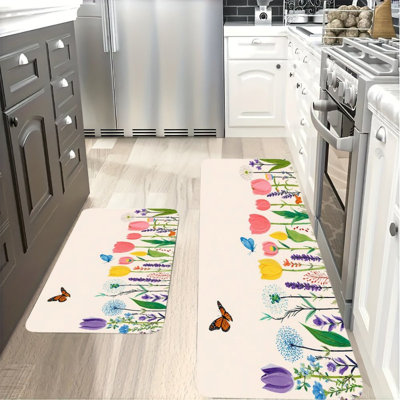 Ensemble de 2 tapis de cuisine Spring