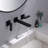 Square 2-Handle Wall Mount Roman Tub Faucet Bathtub Filler-105339524