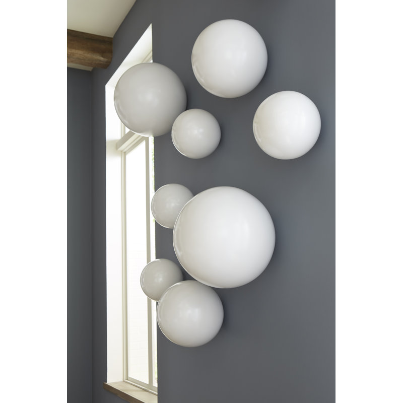 Ball on the Wall Décor, 10" H x 10" W x 10" D