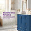 Meuble-lavabo simple 42 po avec plateau en pierre-132223471