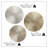 Handmade Glam Abstract Wall Decor on Metal