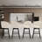 Aadhvika Upholstered BarStools with Solid Wood Frame-104100028-104100025
