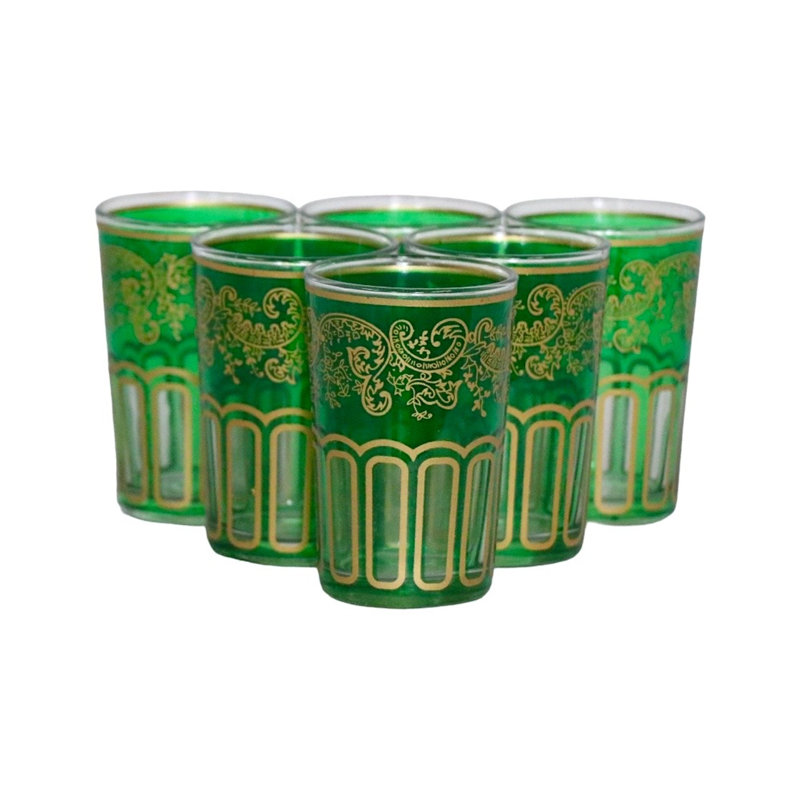 Verres à thé marocains, Vert