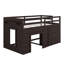 Lit mezzanine avec tiroirs et tablette-254219464