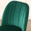 Barez Velvet/Suede Upholstered Armless Dining Chair with Adjustable Feet-887295321