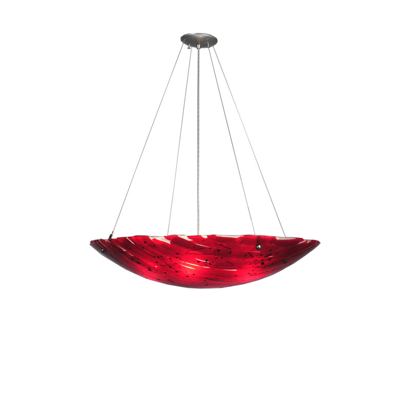 Luminaire suspendu bol 4 lumières unique