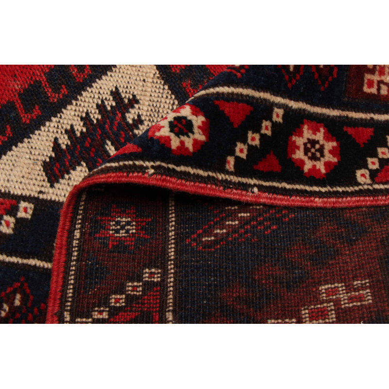 Tapis Oushak rouge 124 cm x 188 cm