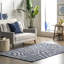 Tapis bleu touffeté à la main Avnee-1924218725