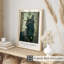 Animaux, animaux, William Morris, chat noir, chalet, reproduction d'art non encadrée-656557648