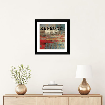 « harmonie », impression sur toile