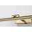 Brass 15 in. LED Picture Light with Remote Control Dimmable Multiple Color Temperatures Rotatable and Timer