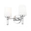 Meuble-lavabo 2 lumières Henri 14 po Chrome-123223036