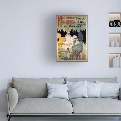 «Henri De Toulouse-Lautrec, affiche pour le Moulin Rouge, art du 19e siècle»