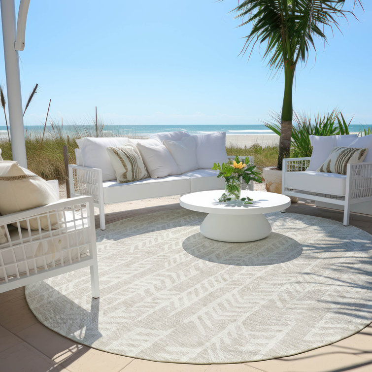 Maliana Indoor/Outdoor Area Rug with Non-Slip Backing