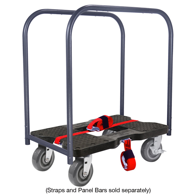 Chariot Snap-Loc de 1800 lb Super-Duty E-Track, Noir