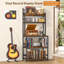 168 cm H Media Shelves