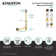 Kingston Brass Made To Match 23-Inch Brass Toe Touch Tub Waste and Overflow