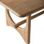 Table de salle à manger à tréteaux en bois massif Dawna-1596526245