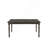 Claudia II Weathered Gray Finish Dining Table