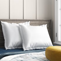 White Plain Euro Sham Pillow, Size: 26x26, for Home at Rs 160/piece in Kota