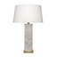 Preston Mother of Pearl Table Lamp with Linen Shade