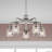 Derrick 5 - Light Steel Dimmable Classic / Traditional Chandelier-1680577465