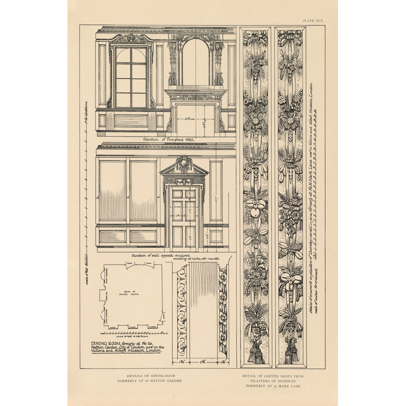 Renaissance anglaise X, H 30 po x l 20 po x P 1,25 po, Non, Toile tendue