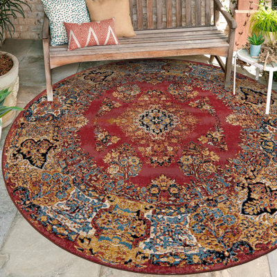 Indoor/Outdoor Traditional Area Rug