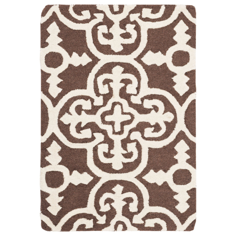 Cambridge Hand Tufted Wool Geometric Rug, Rectangle 2' x 3'