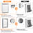 14.2'' W x 20.2'' H Metal Pet Door