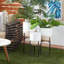 Ensemble de jardinières d'intérieur et d'extérieur en métal 3 pièces
