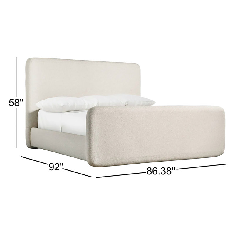 Bernhardt Antibes Upholstered Panel Bed, California King