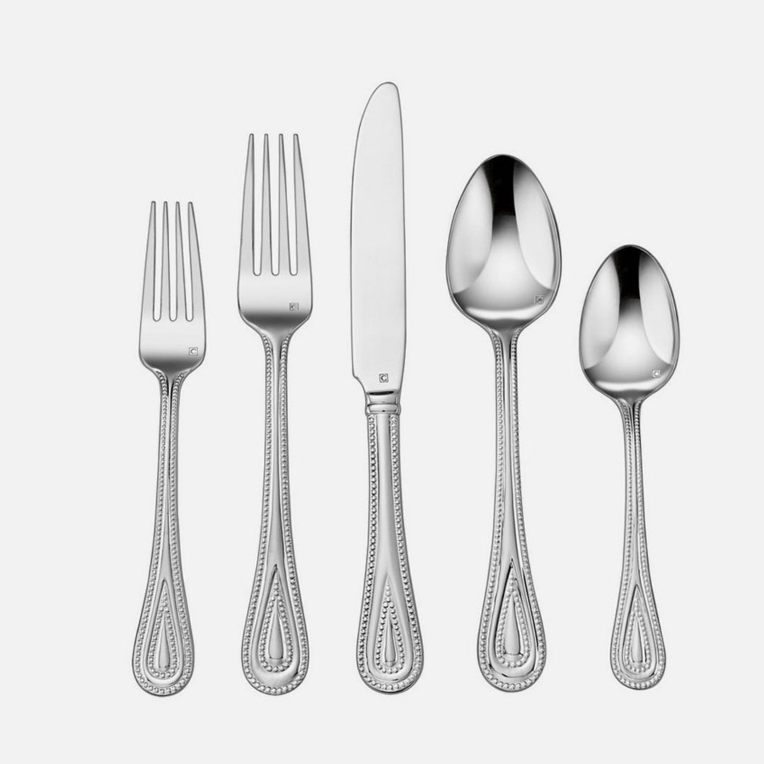 Fampoux 20 Piece 18/10 Stainless Steel Flatware Set, Service for 4 Cuisinart