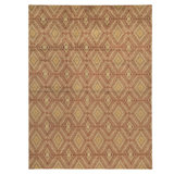 Hand Knotted Wool Area Rug in Red