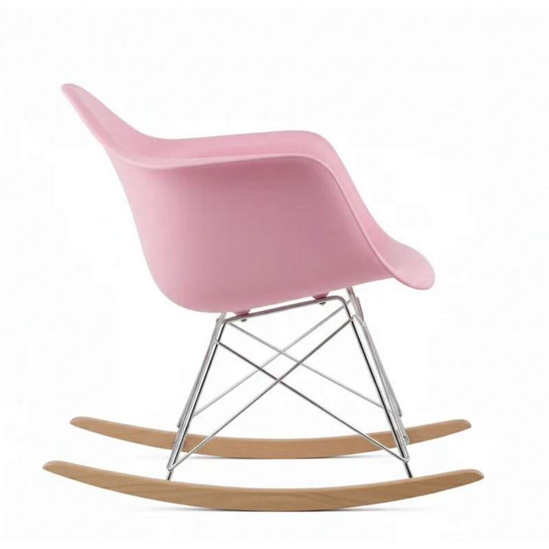 Chaise berçante Loreal Bucket, Light Pink