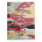 Roshan Machine Made Polypropylene Pink Area Rug-666727273