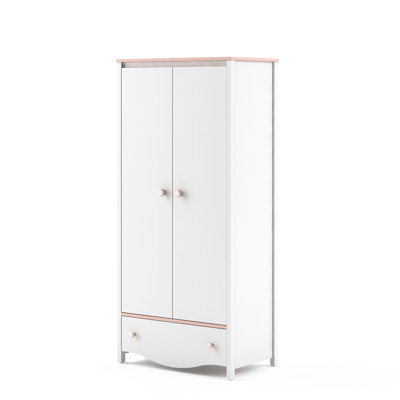 Kaia 2 Door Manufactured Wood Wardrobe