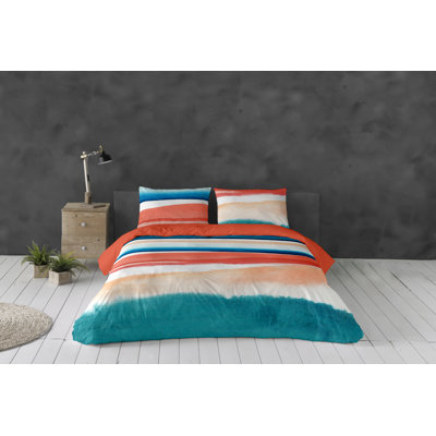 Dilara Queen 3pcs Cotton Duvet Cover Set (90"Wx92"L)
